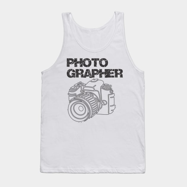 Photographer Tank Top by Ara-Mora